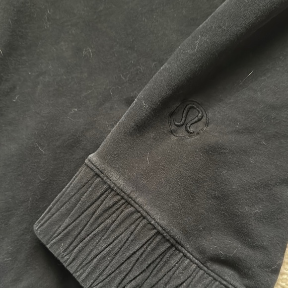 Lululemon Stress Less Pullover Relaxed Cowl Neck Black Cheat Day Women’s 6 - Picture 14 of 15